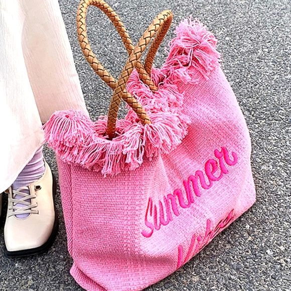 Summer pink big bag - Picture 2 of 2